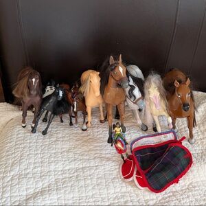 Assorted Toy Horses Set